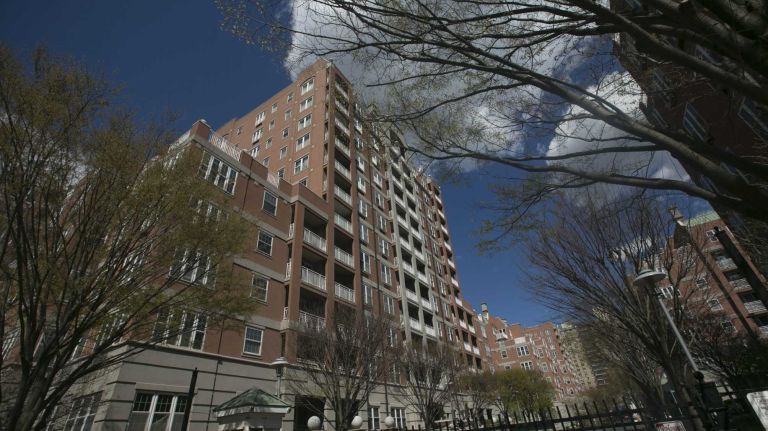 Oceana Condominiums,at 50 Oceana Dr. West in Brighton Beach in Brooklyn on April 28, 2015. By Anthony Lanzilote