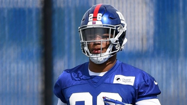 Expectations are high for rookie Saquon Barkley, the new face of the Giants' backfield.