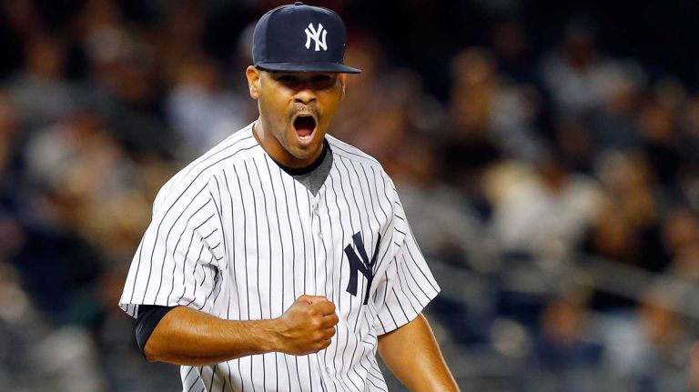 Brett Gardner said he has been most impressed with Esmil Rogers' growth so far.