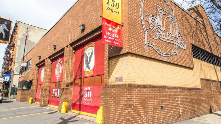 South Bronx fire station in the Melrose neighborhood in the Bronx on April 15, 2015.