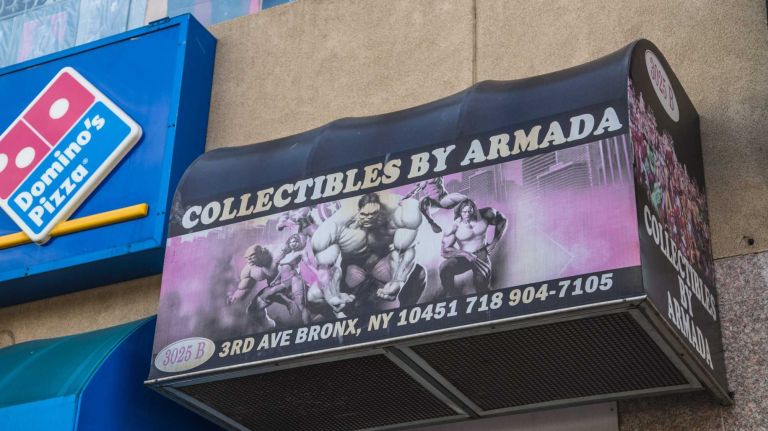 Collectibles By Armada is a comic book shop in the Melrose neighborhood in the Bronx on April 15, 2015. 