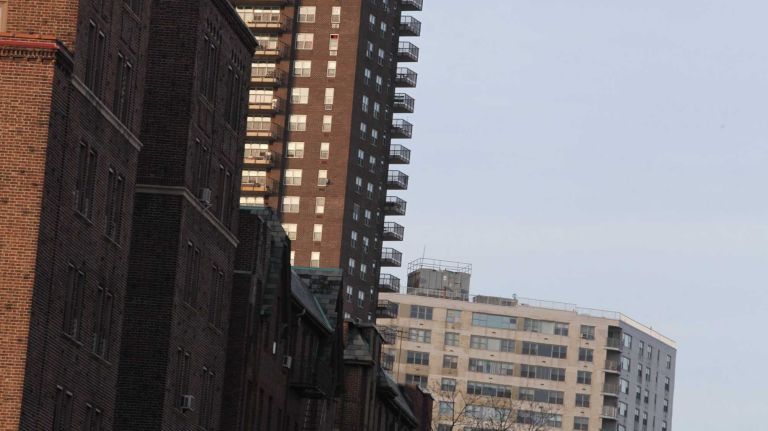 City Living: Kew Gardens photos 34 Apartment buildings along Lefferts Blvd. looking north towards Queens Blvd. in Kew Gardens, Queens on Monday, April 13, 2015