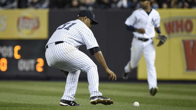 Part of general manager Brian Cashman's offseason plan was to improve the team's defense, especially in the infield. But the Yankees have made nine errors. There also have been a few misplays that were not scored errors that cost the team, such as CC Sabathia deflecting a sure double-play ball away from Didi Gregorius, leading to a four-run inning. In a world where offense is down, defense becomes that much more important. John Ryan Murphy in particular has looked awful behind the plate, and that comes after a spring training in which the once-hot prospect barely held off Austin Romine for the backup job. 