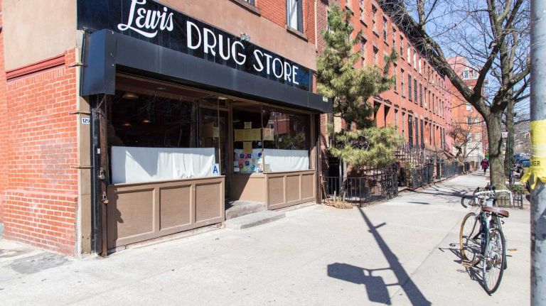 Lewis Drug Store in the Clinton Hill neighborhood of Brooklyn on April 6, 2015. Neighborhood Feature on Clinton HIll.