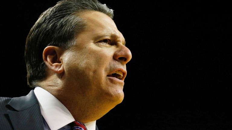 NEW YORK, NY - MARCH 12: Head coach Tom Pecora of the Fordham Rams looks on from the bench against the Virginia Commonwealth Rams during the Second Round of the Atlantic 10 Basketball Tournament at Barclays Center on March 12, 2015 in the Brooklyn borough of New York City. (Photo by Mike Stobe/Getty Images)