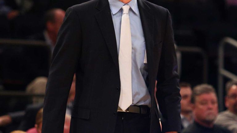Xavier Musketeers head caoch Chris Mack coaches against the Butler Bulldogs during the first half of a Big East Tournament game at Madison Square Garden on Thursday, March 12, 2015.