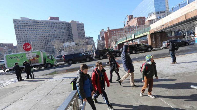 Kips Bay photos 31 The walkway in front of Waterside Plaza near 24th and the FDR in Kips Bay, Friday, March 6, 2015.