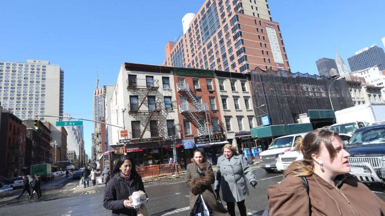 Kips Bay photos 35 Crossing Second Avenue at 33rd street in Kips Bay, Friday, March 6, 2015.