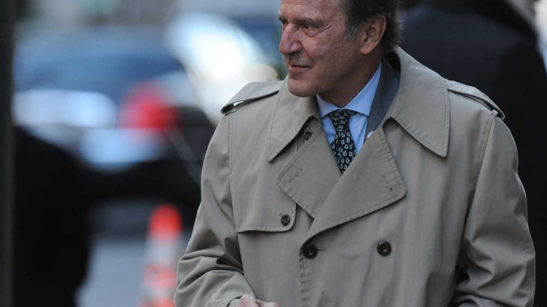 Mort Zuckerman arrives at the wake for former Gov. Mario Cuomo at the Frank E. Campbell Funeral home in Manhattan on Jan. 5, 2015.