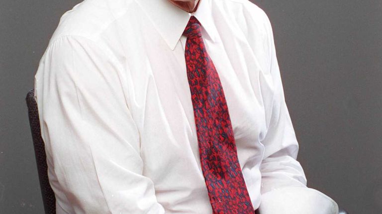 New York Gov. Mario Cuomo on Oct. 4, 1995. 