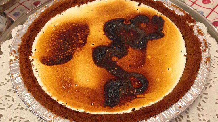 Graham cracker crust is filled with creamy Callebaut milk chocolate ganache and topped with marshmallow fluff. $35; Preorder by 11/20, pick up at 818 Franklin Ave., Crown Heights, butterandscotch.com