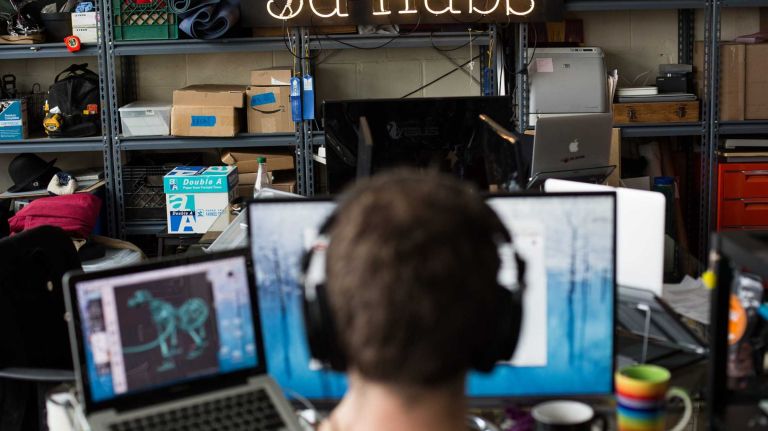 Brooklyn Tech Triangle: Tech innovation in the hippest borough 8 3D Hubs is the world's largest and fastest growing network of 3D printers, seen at the New Lab at the Brooklyn Navy Yard on Thursday, Nov. 13, 2014.