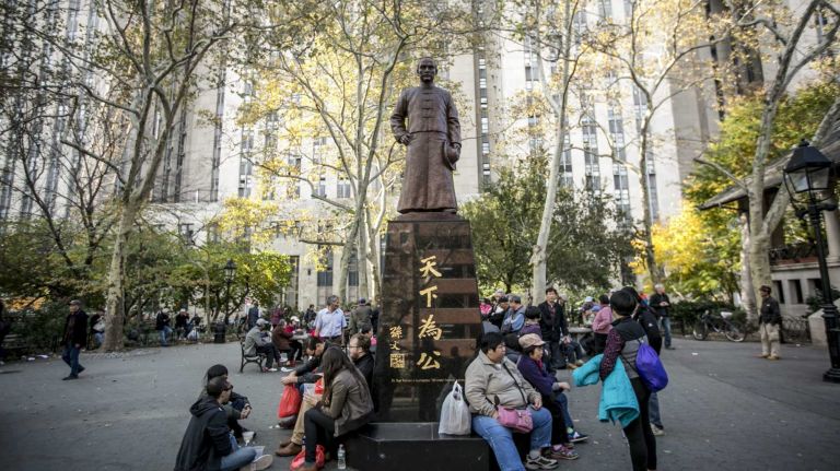 Columbus Park in Chinatown in Manhattan, on Nov. 4, 2014.
