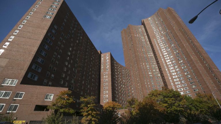 The residence at Confucius Plaza in Chinatown in Manhattan, on Nov. 4, 2014.