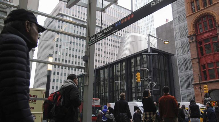 Fulton Center photos 32 Passengers exit a section of Fulton Center on Nov. 5, 2014.