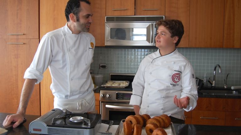 Dominque Ansel and Alexander Weiss go over the intricacies of pastry. 