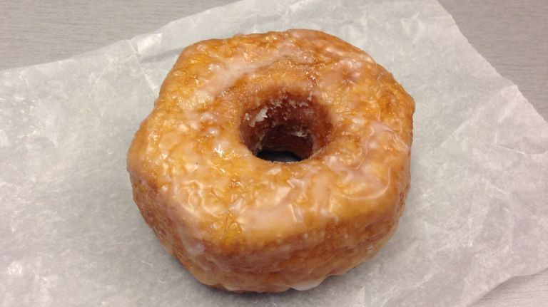 Dunkin' has been clear that the new doughnut-croissant hybrid premiering in the U.S. next week is NOT a cronut. Alright. We're hoping it will be more appetizing than a croissant topped doughnut, though. 