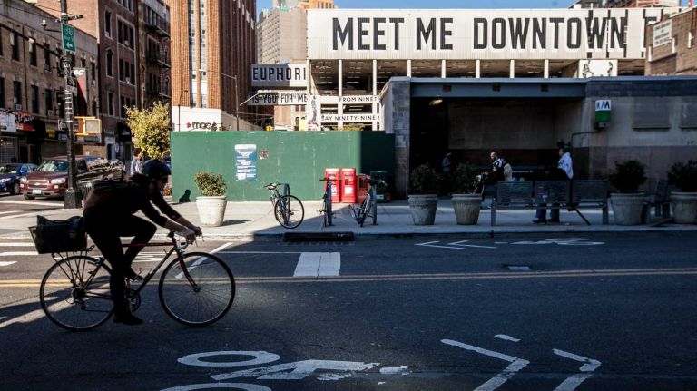 Downtown Brooklyn photos 15 People walk along Schermerhorn Street in Downtown Brooklyn.