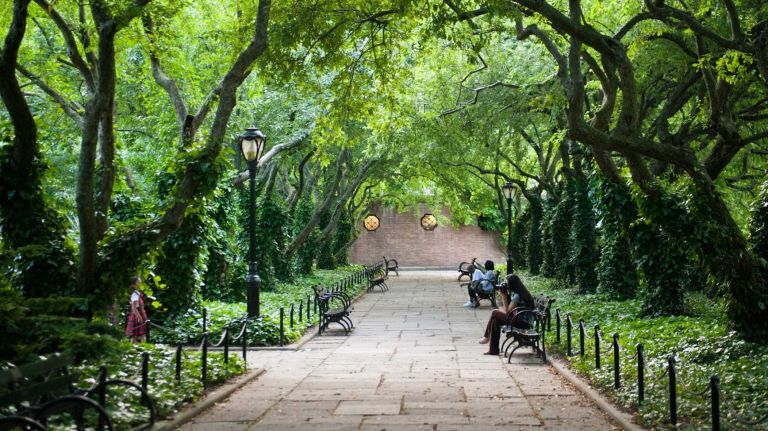 It's easy to find a quiet spot in the Conservatory Garden. (May 29. 2012)