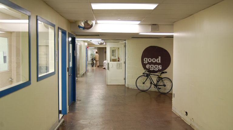 Good Eggs moved into the building in 2013 and employs about 40 people. 