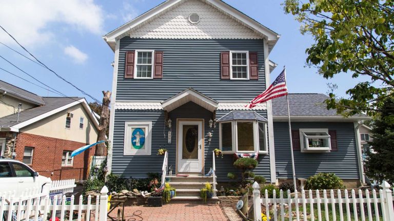 Houses along Minneford Avenue in City Island on Friday, Sept. 5, 2014. 