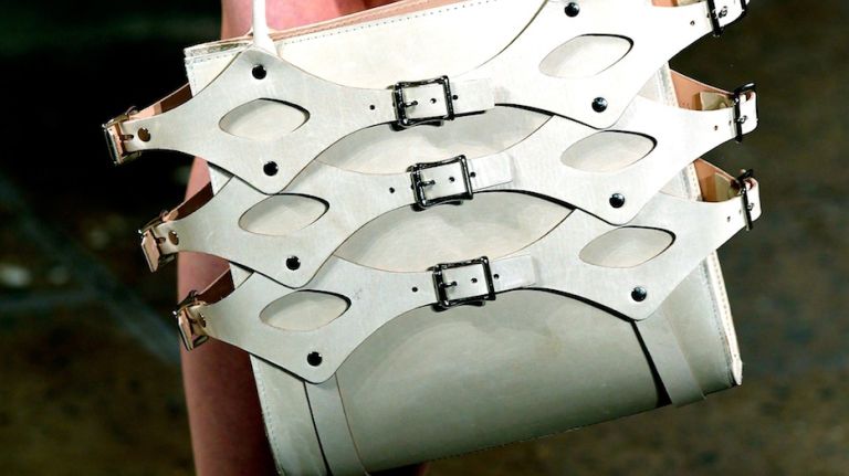 A model walks the runway at the Zana Bayne fashion show