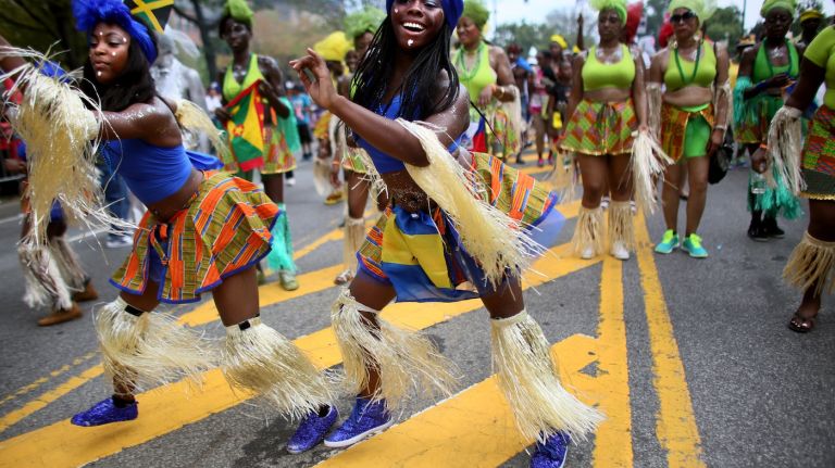 Scenes from the West Indian Day Parade on September 1, 2014.