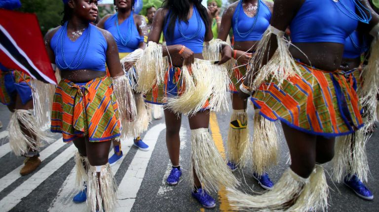 Scenes from the West Indian Day Parade on Monday, Sept. 1, 2014.