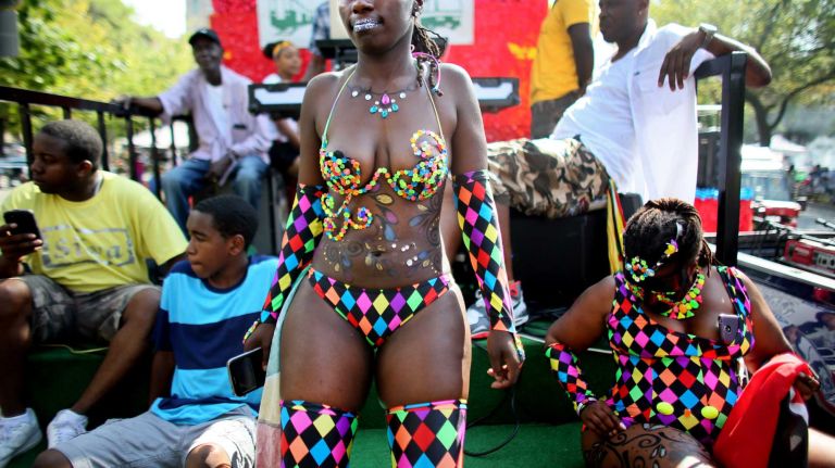 Scenes from the West Indian Day Parade on Monday, Sept. 1, 2014.
