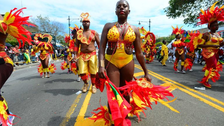 Scenes from the West Indian Day Parade on Monday, Sept. 1, 2014.