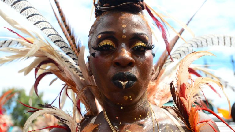 Scenes from the West Indian Day Parade on Monday, Sept. 1, 2014.