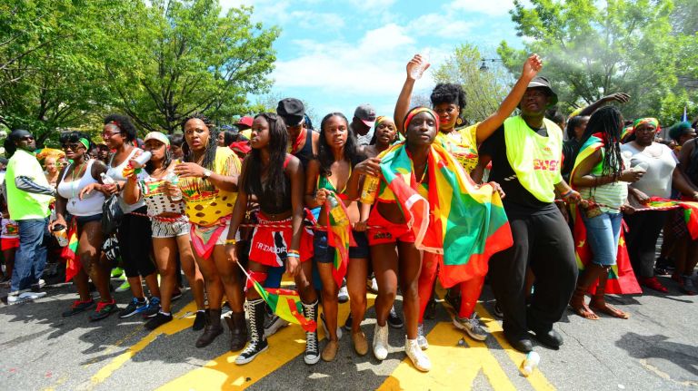 Scenes from the West Indian Day Parade on Monday, Sept. 1, 2014.