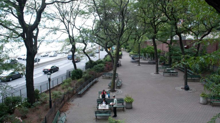 Peter Detmold Park in Midtown East.