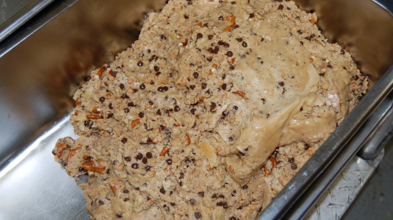The Compost Cookie, with pretzels, potato chips and chocolate chips, is the most popular cookie at Milk Bar. 