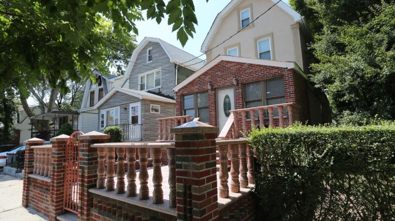 Houses at 9405, 9407 Farragut Rd. in Canarsie, Brooklyn, Friday July 11, 2014.