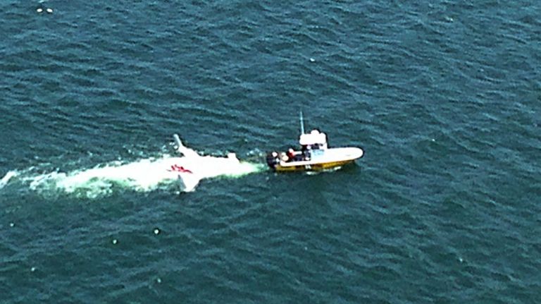 The pilot of a single-engine plane was killed when his aircraft crashed into the Long Island Sound on Monday, July 7, 2014.