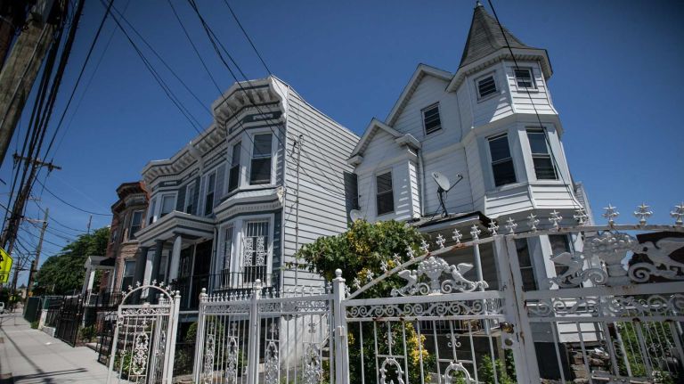 Homes on Barnes Ave. in Williamsbridge.