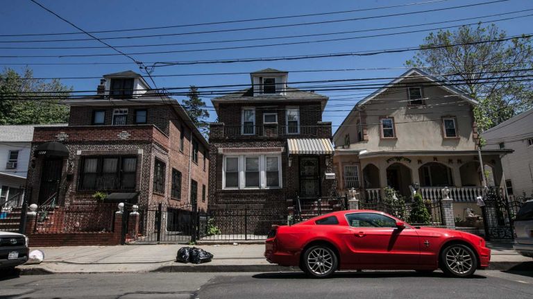 Homes on Olinville Avenue in Williamsbridge.