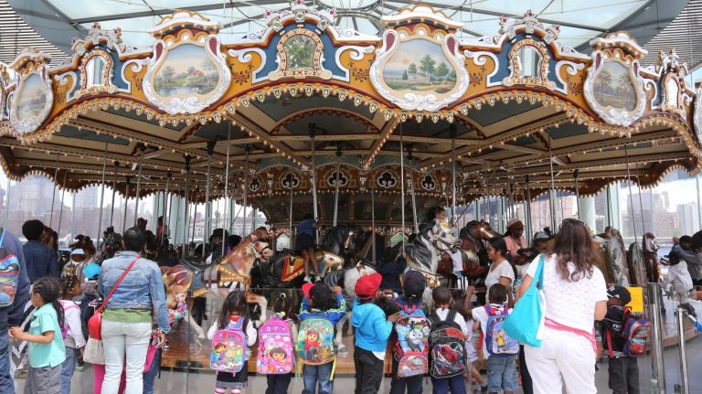 Jane's Carousel in Brooklyn Bridge Park in Dumbo on Friday, June 6, 2014. 