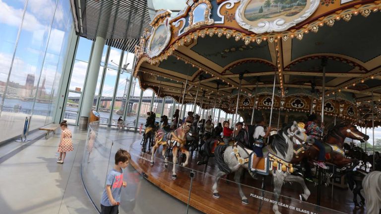 Jane's Carousel in Brooklyn Bridge Park in Dumbo on Friday, June 6, 2014.