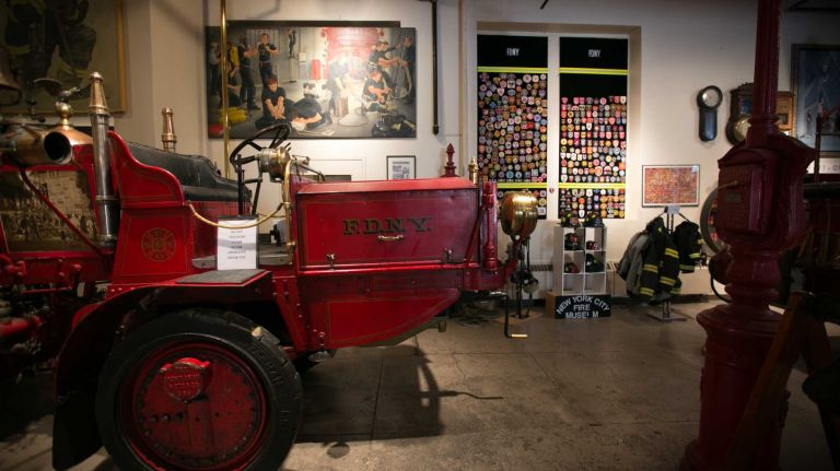 The New York City Fire Museum in Hudson Square in Manhattan on June, 1, 2014. 