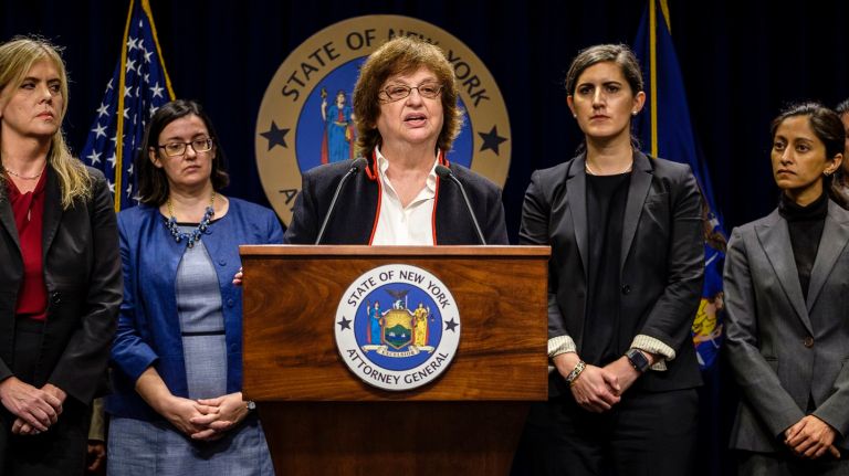 Attorney General Barbara  Underwood details a banker's alleged scheme, which she said left several elderly investors with 20 cents for every dollar they invested. 