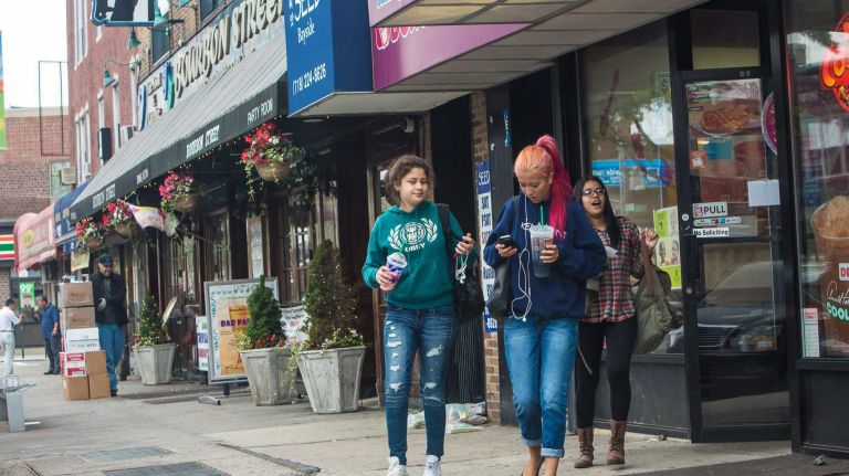 Bell Boulevard is a popular shopping and dinning district in North Bayside.