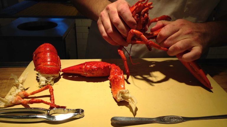 Off goes the second claw!