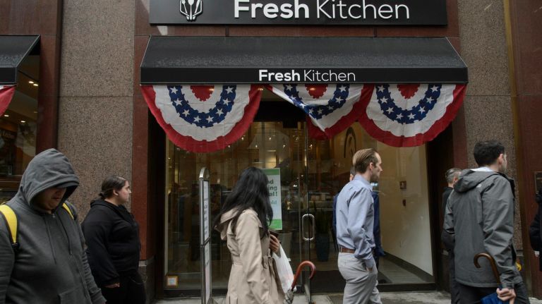 Fresh Kitchen on Madison Avenue was the site of a midtown attorney's viral anti-immigrant rant earlier this week. 