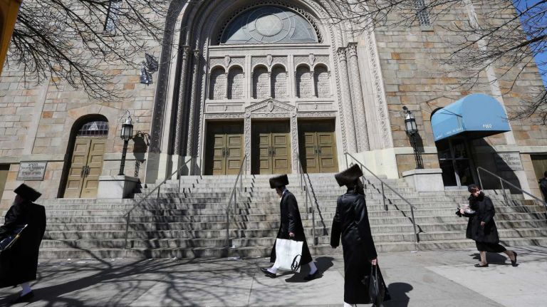 Temple Beth-el of Borough Park in Borough Park, Brooklyn, Sunday, Mar. 16, 2014. Borough Park is a predominately Orthodox Jewish neighborhood.