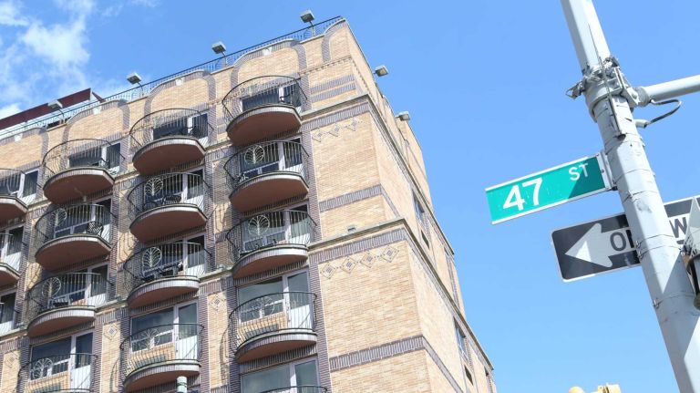 The Avenue Plaza Hotel in Borough Park, Brooklyn, Sunday, Mar. 16, 2014. Borough Park is a predominately Orthodox Jewish neighborhood in central, Brooklyn.