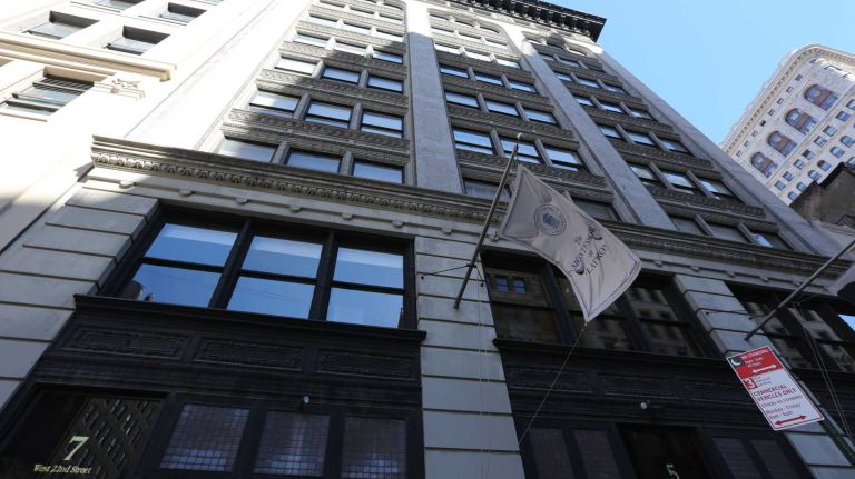 The Spinning Wheel building on Feb. 24, 2014.