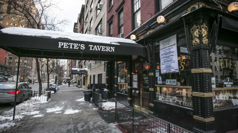 Union Square 18 Pete's Tavern is one of the oldest in New York.
