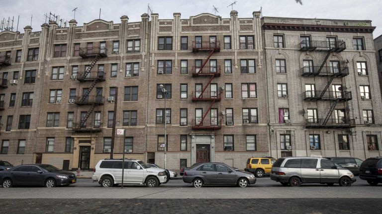 Homes along Albany Crescent in Kingsbridge.